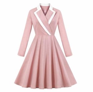 Formal Pink Suit Style Dress